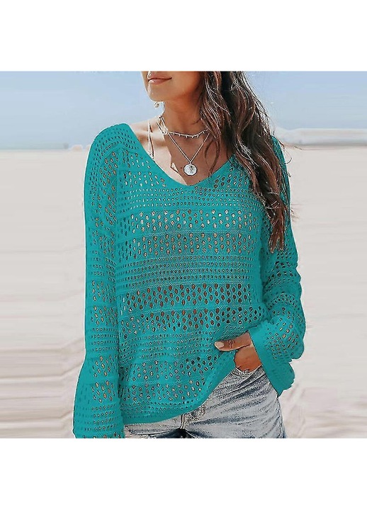 plaja multicolor, S-3XL, Albastru