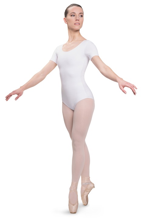 Női body, ARABESQUE, balett, Berta, fehér, tánchoz, gimnasztikához
