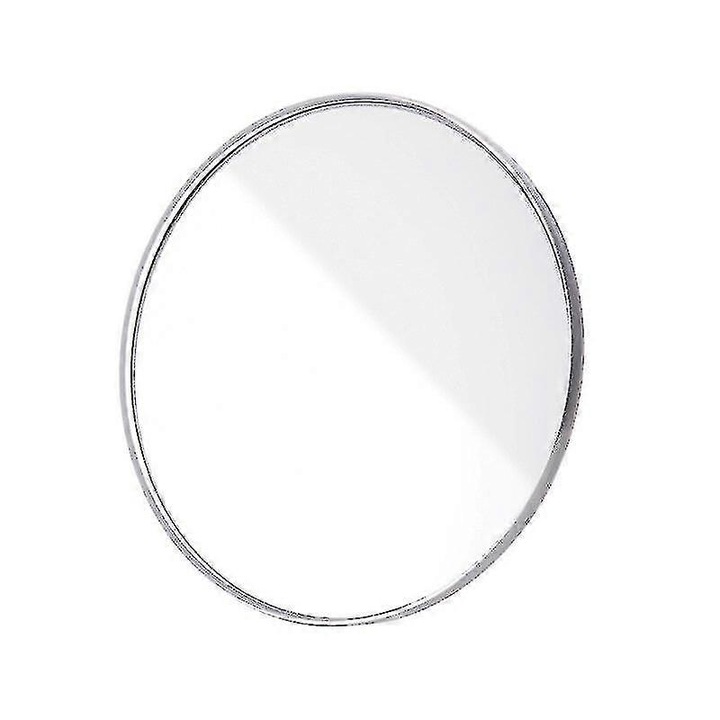 Oglinda cosmetica, marire 20x, argintiu, 15cm, cu ventuze, portabila