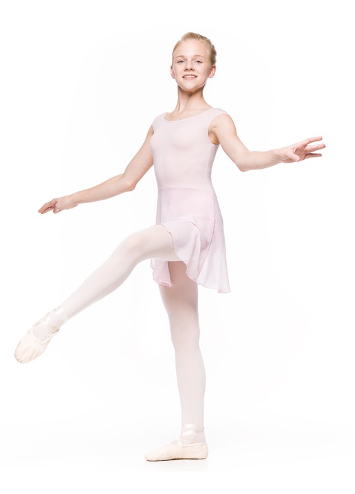 Compleu copii, ARABESQUE, body balet, roz, gimnastica, 146-152 CM