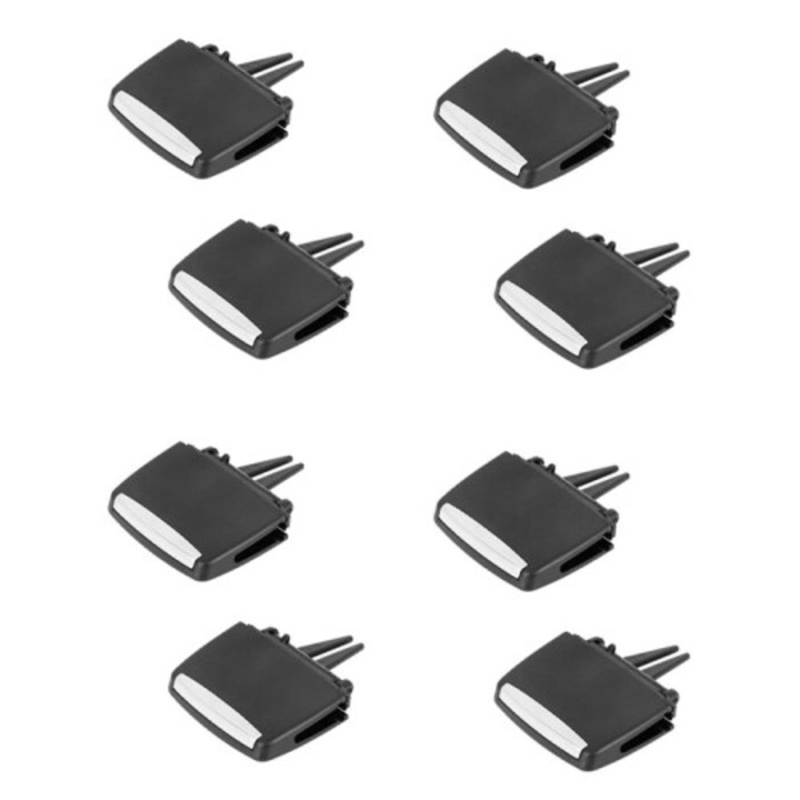 8 db légbeömlő rács klipsz készlet hátulra X5 E70 2006-2012 X6 E71 2008-2013, fekete