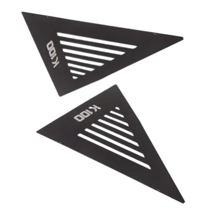 Panou lateral aluminiu pentru motocicleta K100, protectie cadru, argintiu