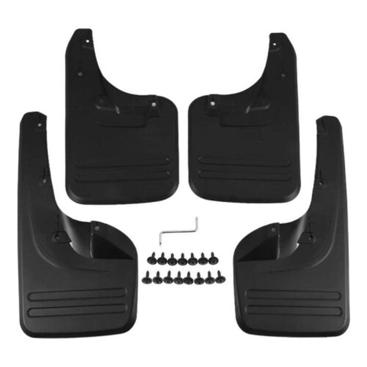 Set 4 aparatori noroi pentru Hilux Vigo 2005-2014 negru