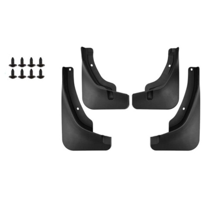 Aparatori noroi set pentru auto, negru, universal