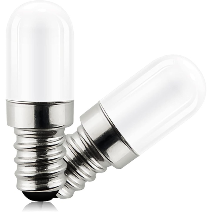 LED Izzó E14 2W, 2 darabos szett, meleg fehér, 3000K, 135lm, 220-240V