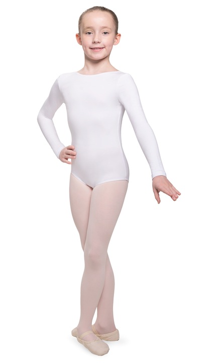 Body-uri copii, ARABESQUE, Body Carabosse, alb, pentru dans si gimnastica ritmica
