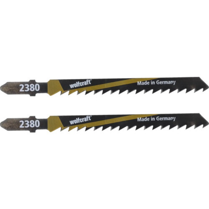 Panze fierastrau pendular Wolfcraft 2380 100/75 mm, pentru lemn, pachet 2 bucati