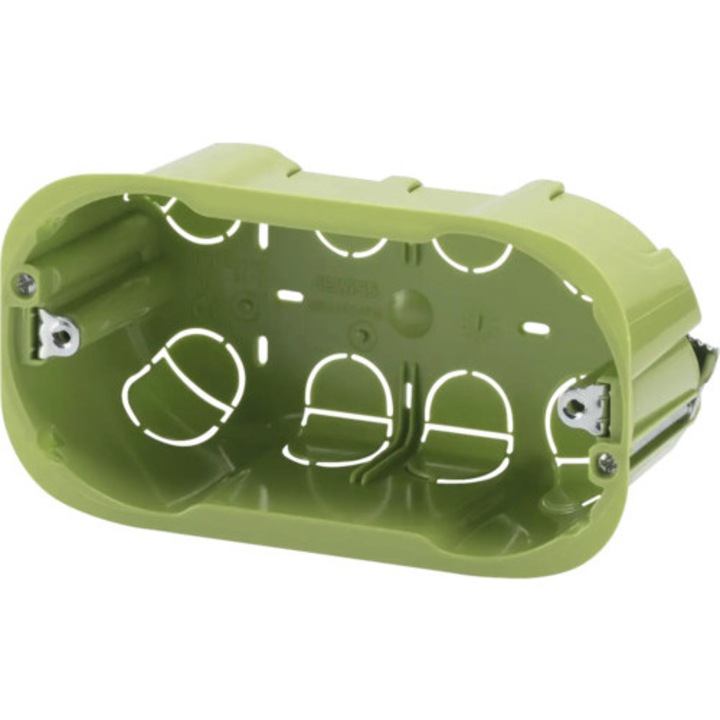 Doza aparataj gips carton 4 module Gewiss, verde
