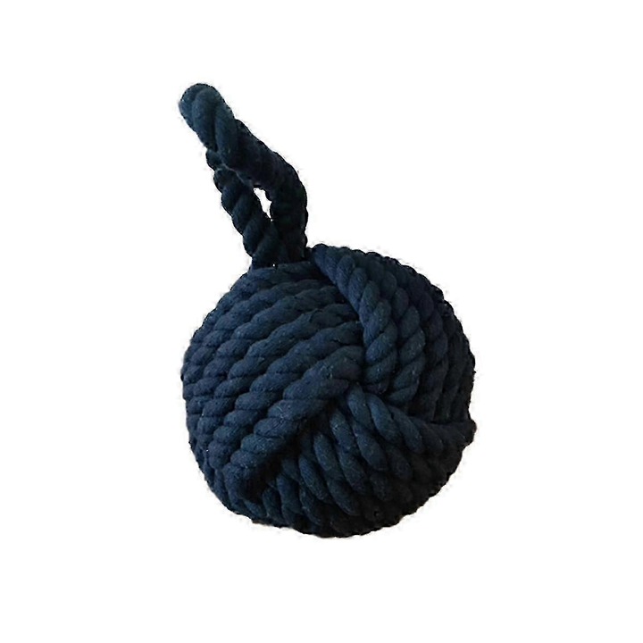 Opritor usa nod franghie marina, albastru navy, 15x15x15cm
