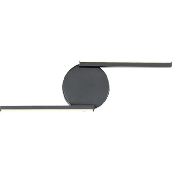 Aplica perete interior cu LED integrat Rabalux Sabira 8W 340 lumeni, negru mat