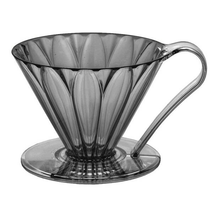 Dripper Cafec Flower Tritan negru 5.5x5.1x4.9inch
