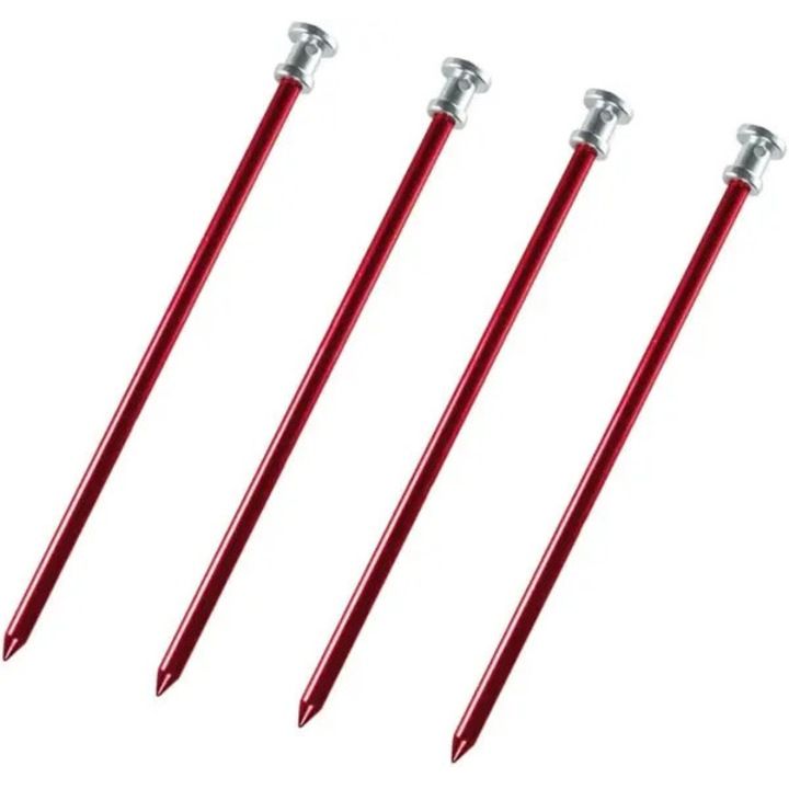4 db ultrakönnyű alumínium sátorcövek készlet, bézs, 20cm