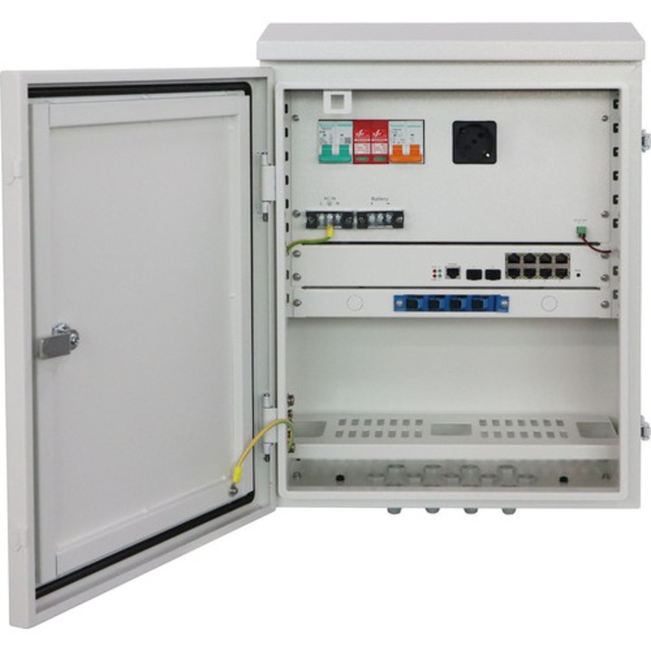 Ernitec ELECTRA-M10-OUTDOOR PoE Gigabit menedzselhető switch 8xRJ45 2xSFP