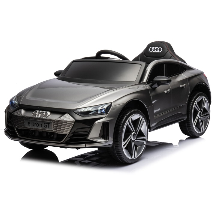 Gyermek elektromos autó Mis Gustaw Audi E-tron GT szürke 12V