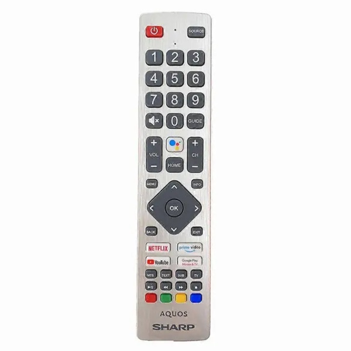 Telecomanda TV, compatibil Sharp Aquos, 433MHz, ABS, negru, 28x13.5x0.5cm