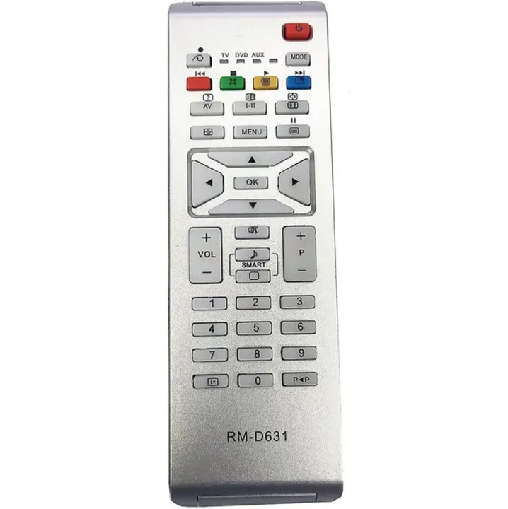 Telecomanda pentru TV LCD RM-D631, compatibila cu Philips RC8201/01 RC19335005/01, argintiu