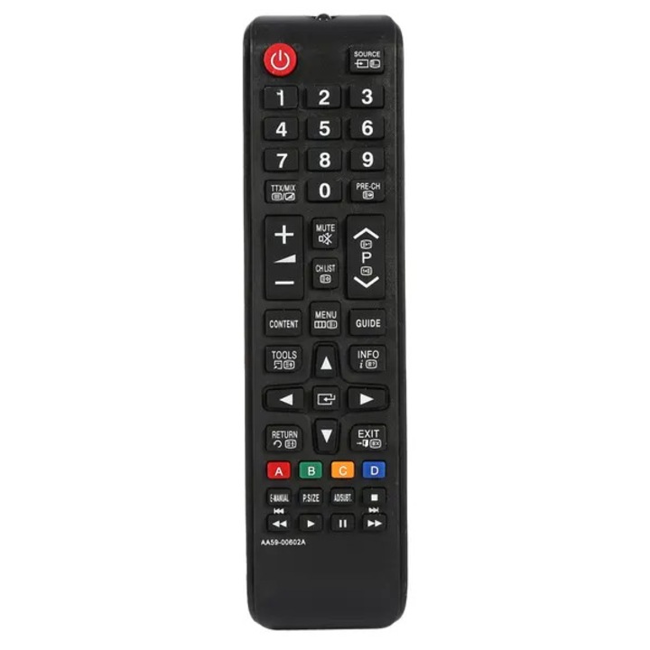 Telecomanda de inlocuire pentru TV Samsung AA59-00602A, compatibila Smart/LED/LCD/Plasma, negru, 2 x AAA