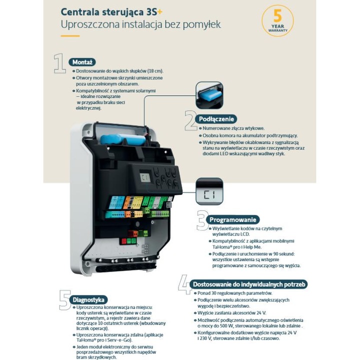 Комплект автоматизация за двукрили порти Somfy Ixengo L 3S+ IO, 8м, 400кг, бял