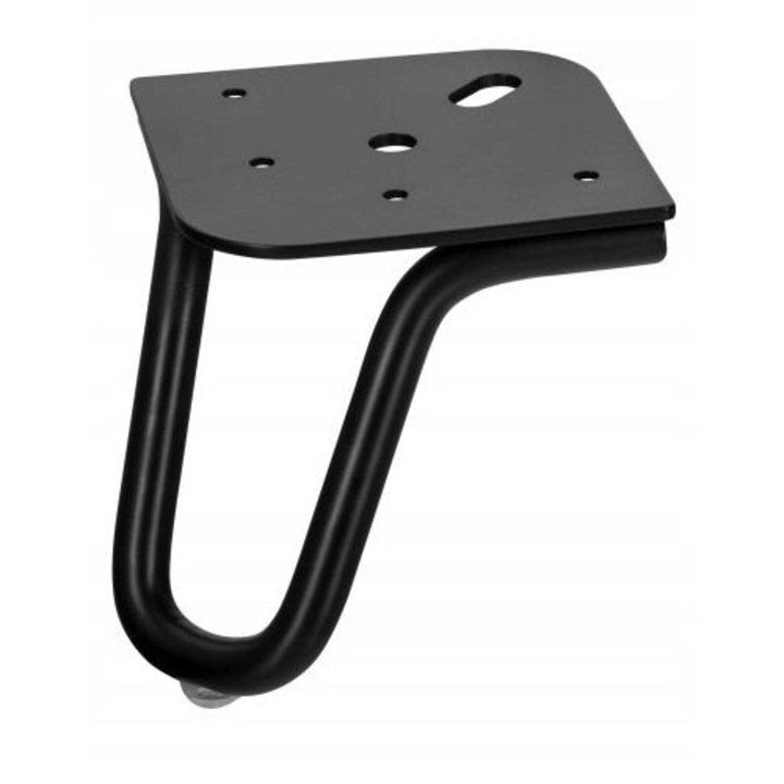 Smartt SL009 bútorláb, matt fekete, 10cm, szögletes