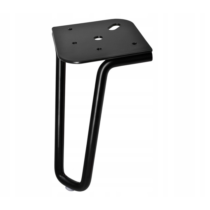 Smartt SL009 bútorláb, matt fekete, 18cm