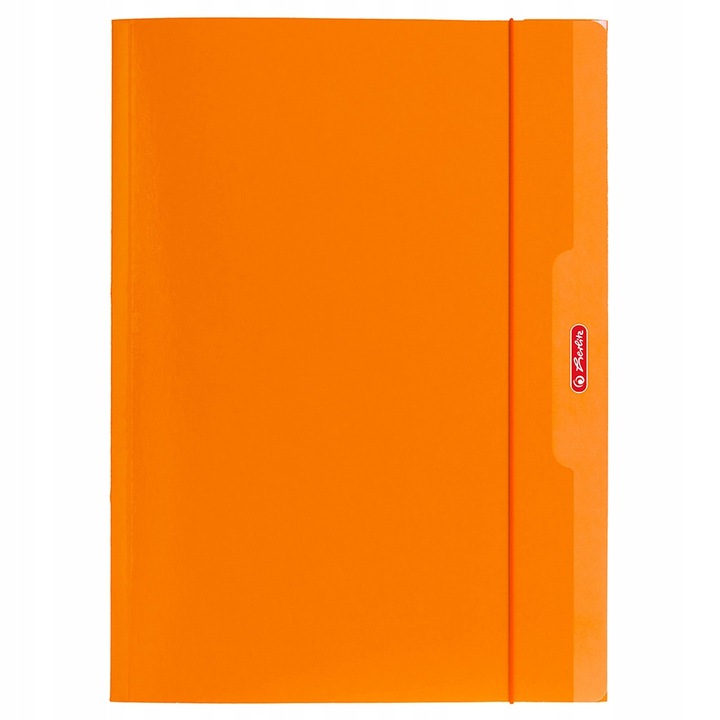 Папка Herlitz Color Blocking A4 Оранжева с ластик