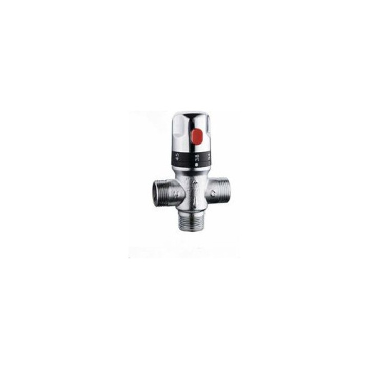 OEM SC-GD04 termosztatikus csaptelep, sárgaréz, 25mm, állítható hőmérséklet