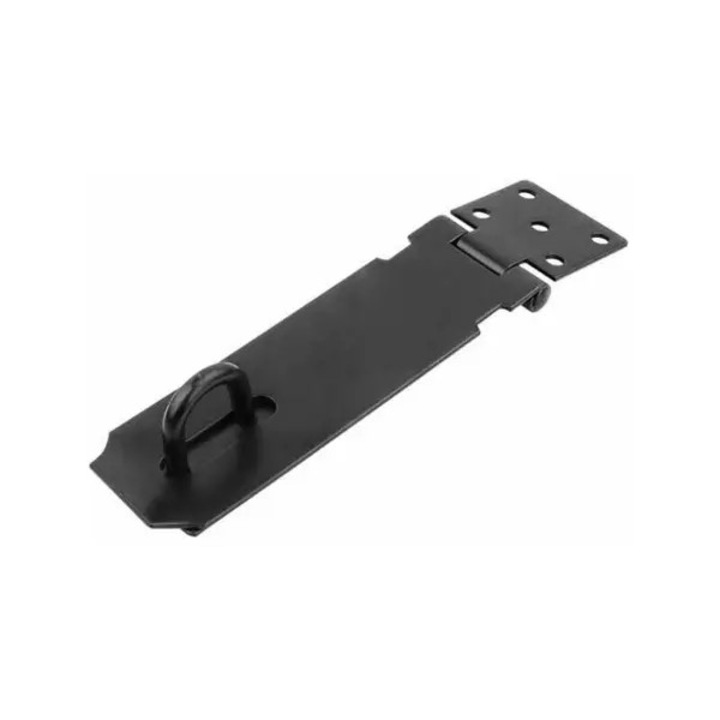 2 db kerti és beltéri ajtózár készlet, rozsdamentes acél, fekete, 127x5x1.8mm