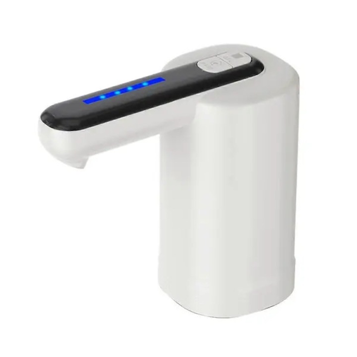 Hordozható vízadagoló, dupla pumpás, fehér, 5 gallonos, USB