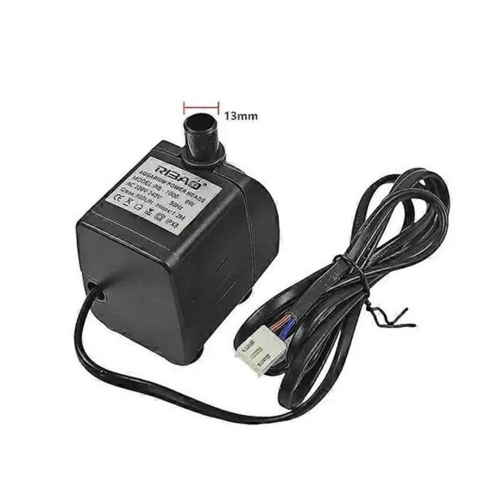 Merülő vízpumpa 8W 6.3x7x5.2cm jégkészítőhöz, 1 db-os szett