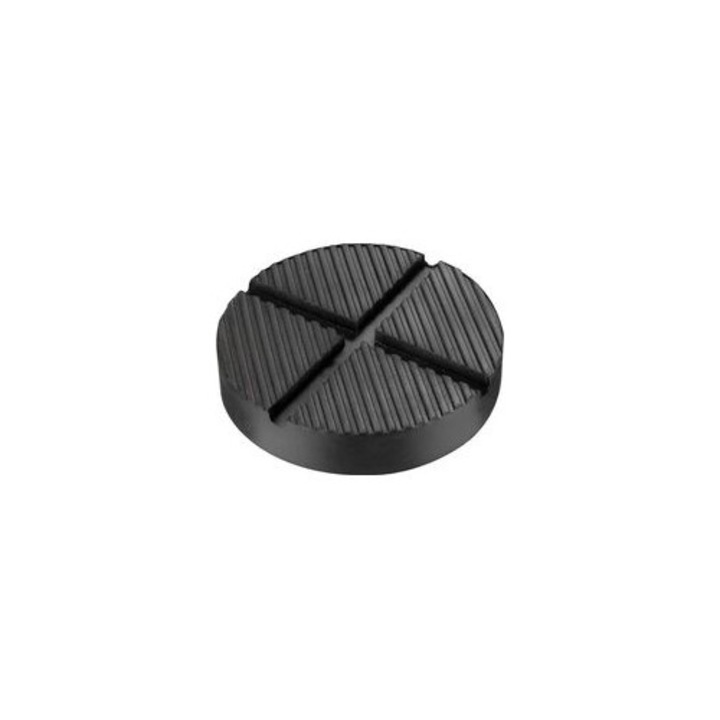 Patin cauciuc pentru cric auto, negru, 12.5cm
