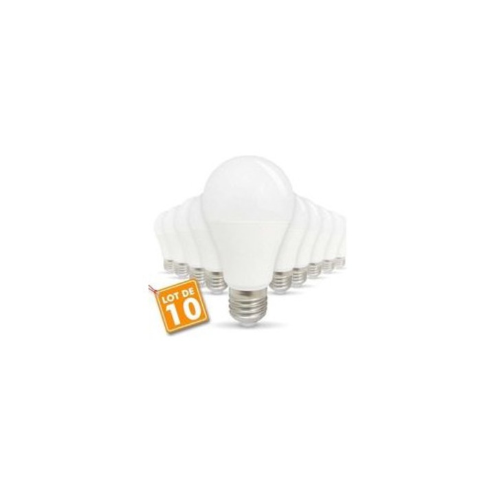 10 db E27 LED izzó készlet, 11W, 4000K, semleges fehér, 110x60mm