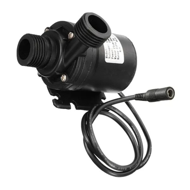 12V 24V merülő vízszivattyú, 13L/perc, kefe nélküli, 5,5M, műanyag, kompakt