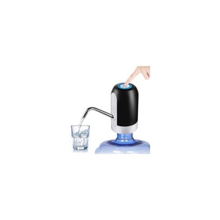 USB automata vízpumpa, 5 gallon kapacitás, BPA-mentes, 1200 mAh akkumulátor, rozsdamentes acél, élelmiszeripari szilikon