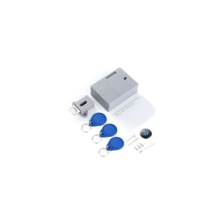 Fehér intelligens mágneszár 86x63x28mm fúrás nélküli készlet