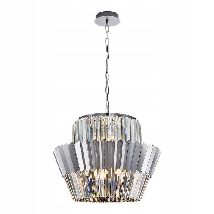 Lustra DONNA CHROME 12xE14 - Eleganta si stil