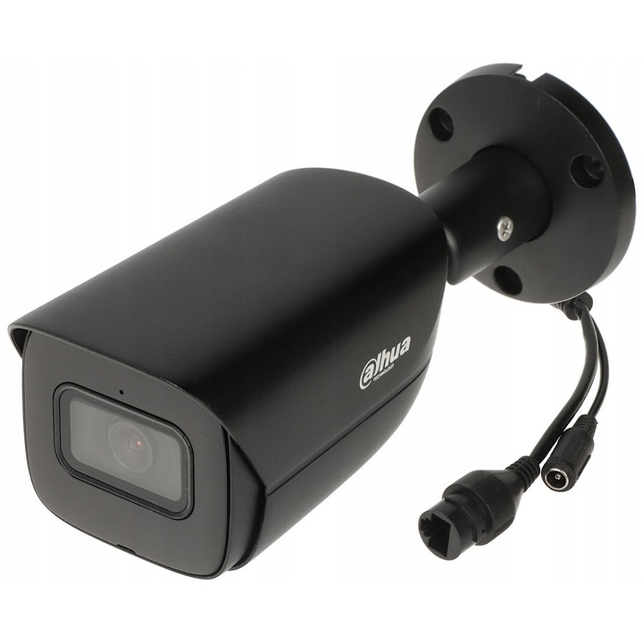 Камера IP Dahua IPC-HFW2541E-S-0280B-BLACK, 5MP, IR 30m, Микрофон, IP67