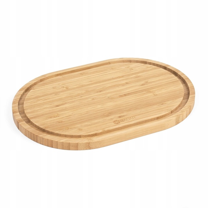 Tocator Bambus Tadar Oval 33x23x1, 6 cm - Rezistent si Elegant