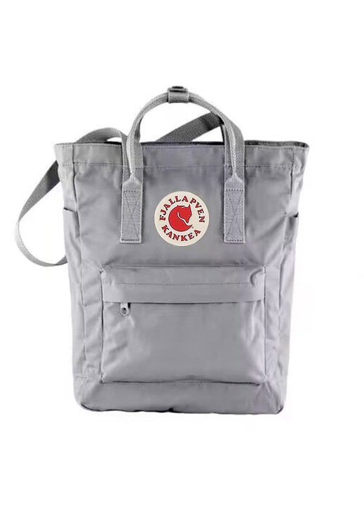 Fjallraven Kanken hátizsák, világosszürke, nagy kapacitású, vízálló, 30x40x15cm