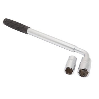 Cheie de roata telescopica, 2 mufe cu dimensiuni 17/19mm, 21/23mm, lungime 350mm / 530mm Cheie de roata telescopica, 2 mufe cu dimensiuni 17/19mm, 21/23mm, lungime 350mm / 530mm