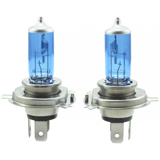 Set de 2 becuri CARGUARD Halogen H4 + 100% Intensitate - LONG LIFE