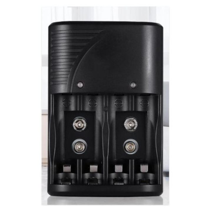 Incarcator universal baterii reincarcabile AA AAA 9V LED 100-240V