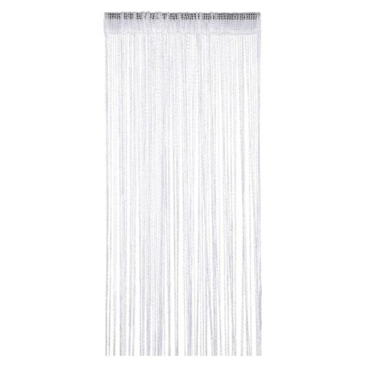 Fehér szálfüggöny 90x200cm szobaelválasztó rovar- és porvédelem