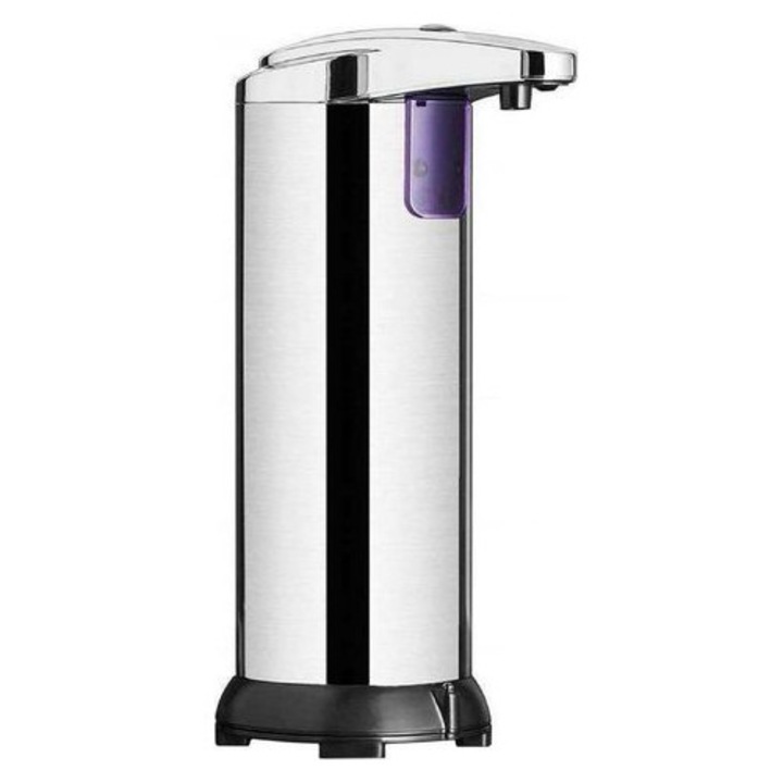 Automata szappanadagoló, mozgásérzékelő, inox, 250ml, vízálló