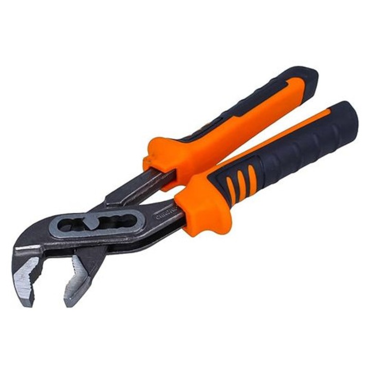 Állítható cső- és anyafogó, ergonomikus fogantyú, állítható méretek