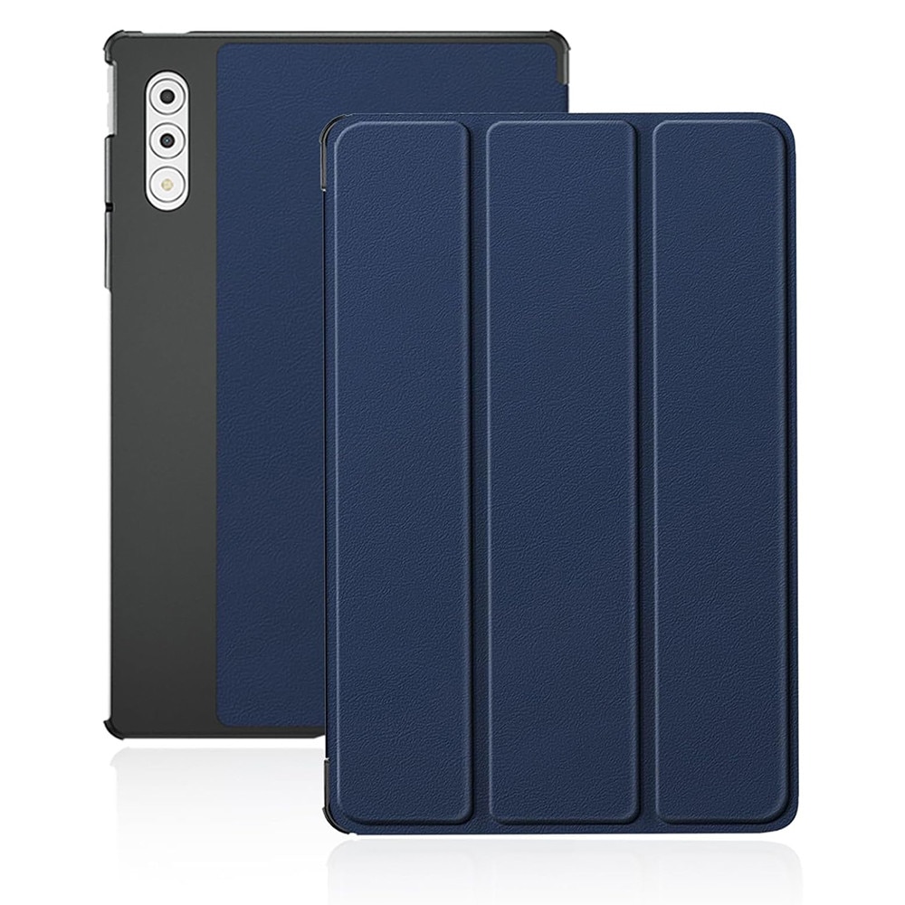 Husa tableta Stef's Cat pentru Lenovo Yoga Tab Plus 12.7, protectie pliabila, albastru