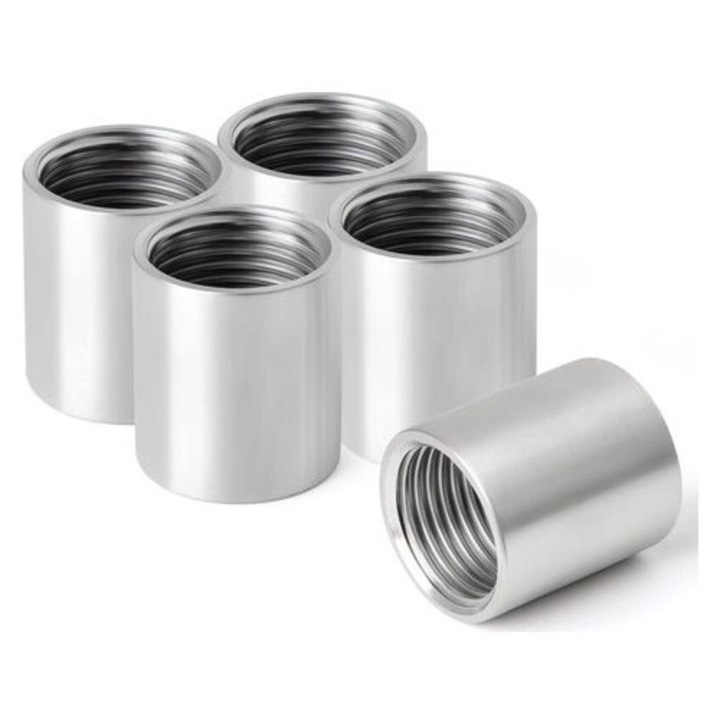 5 darabos egyenes csatlakozó készlet, belső menetes, rozsdamentes acél 304, 1/2", DN15, korrózióálló