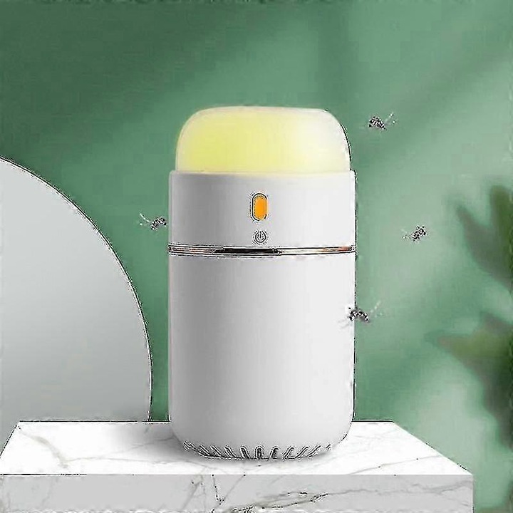 Lampa repelent tantari USB portabila alb 13x7cm