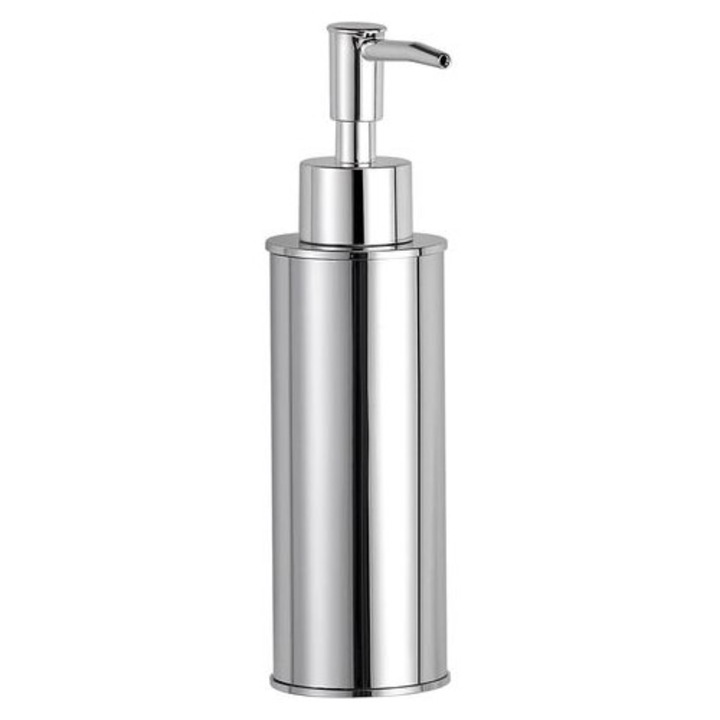 Folyékony szappanadagoló, rozsdamentes acél 304, 240ml, ezüst