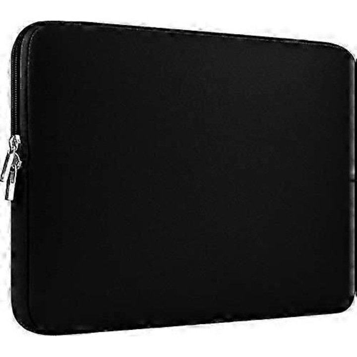 Husa laptop neopren 14 inch, captuseala fleece, subtire, usoara