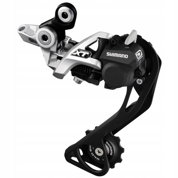 Shimano Deore XT RD-M786 SGS hátsó váltó, 10 sebességes, ezüst, hosszú